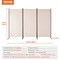 Oxford Fabric Iron Room Divider Screen Foldable Privacy Panels